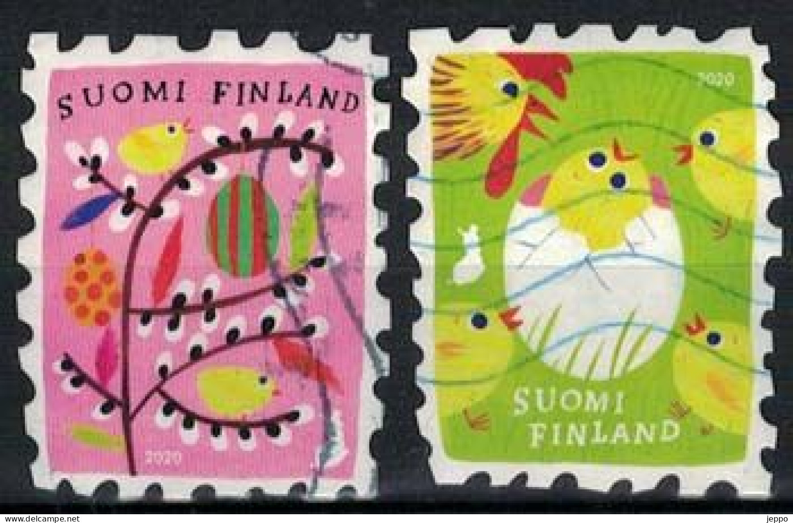 2020 Finland, Easter, Complete Used Set. - Used Stamps