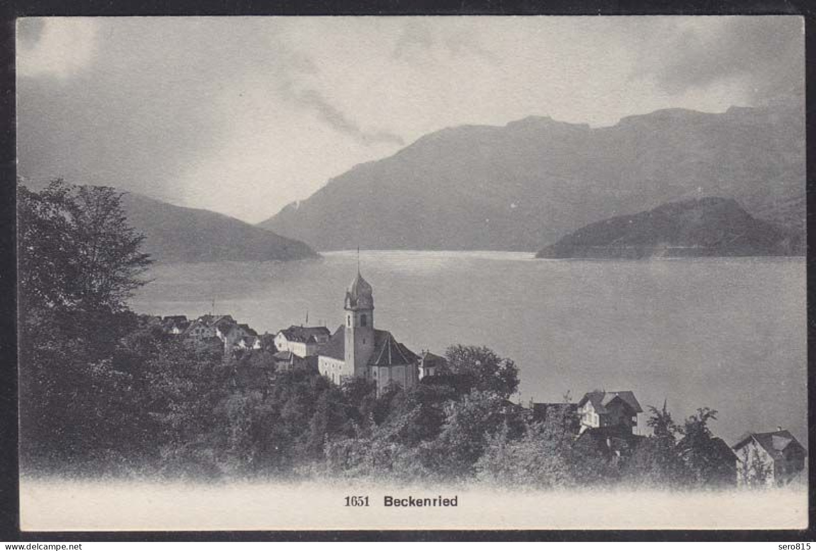 AK Beckenried See-Ansicht Schweiz  (12640 - Beckenried