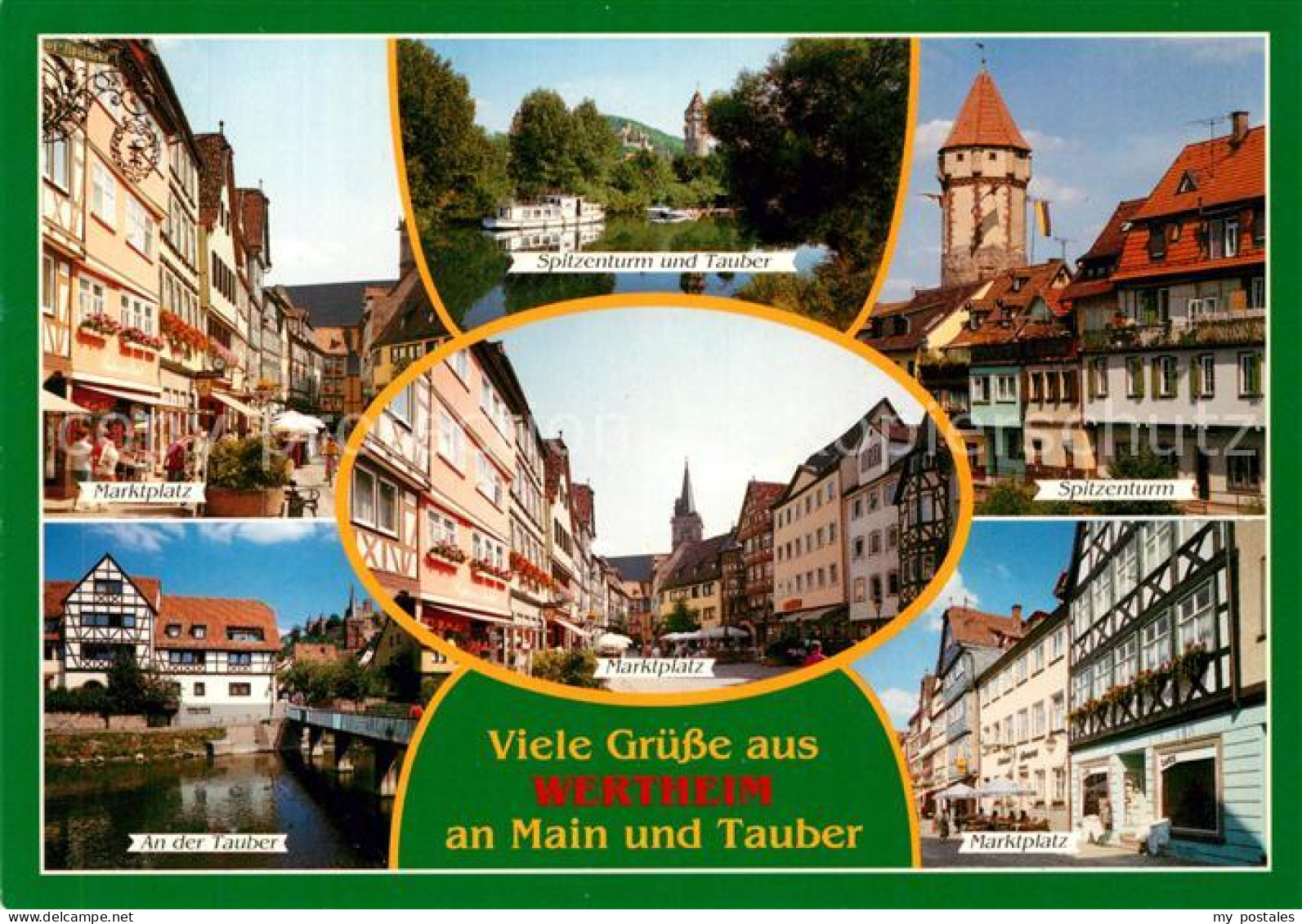 73171464 Wertheim Main Marktplatz Spitzenturm Tauber  Wertheim Main - Wertheim