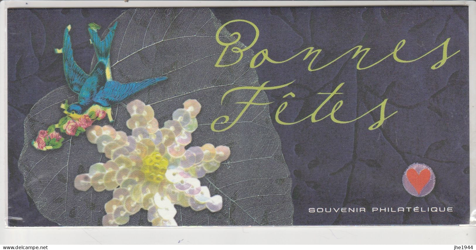 France Bloc Souvenir N° 35 ** Bonnes Fetes (coeur) - Souvenir Blokken