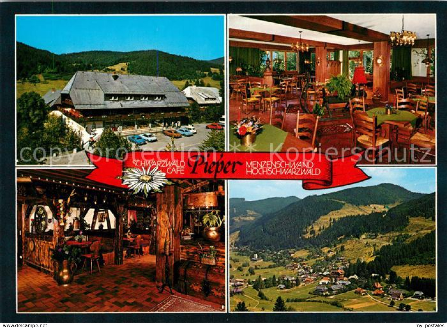 73169724 Menzenschwand Schwarzwald Cafe Pieper Gaststube Bar Panorama Menzenschw - St. Blasien