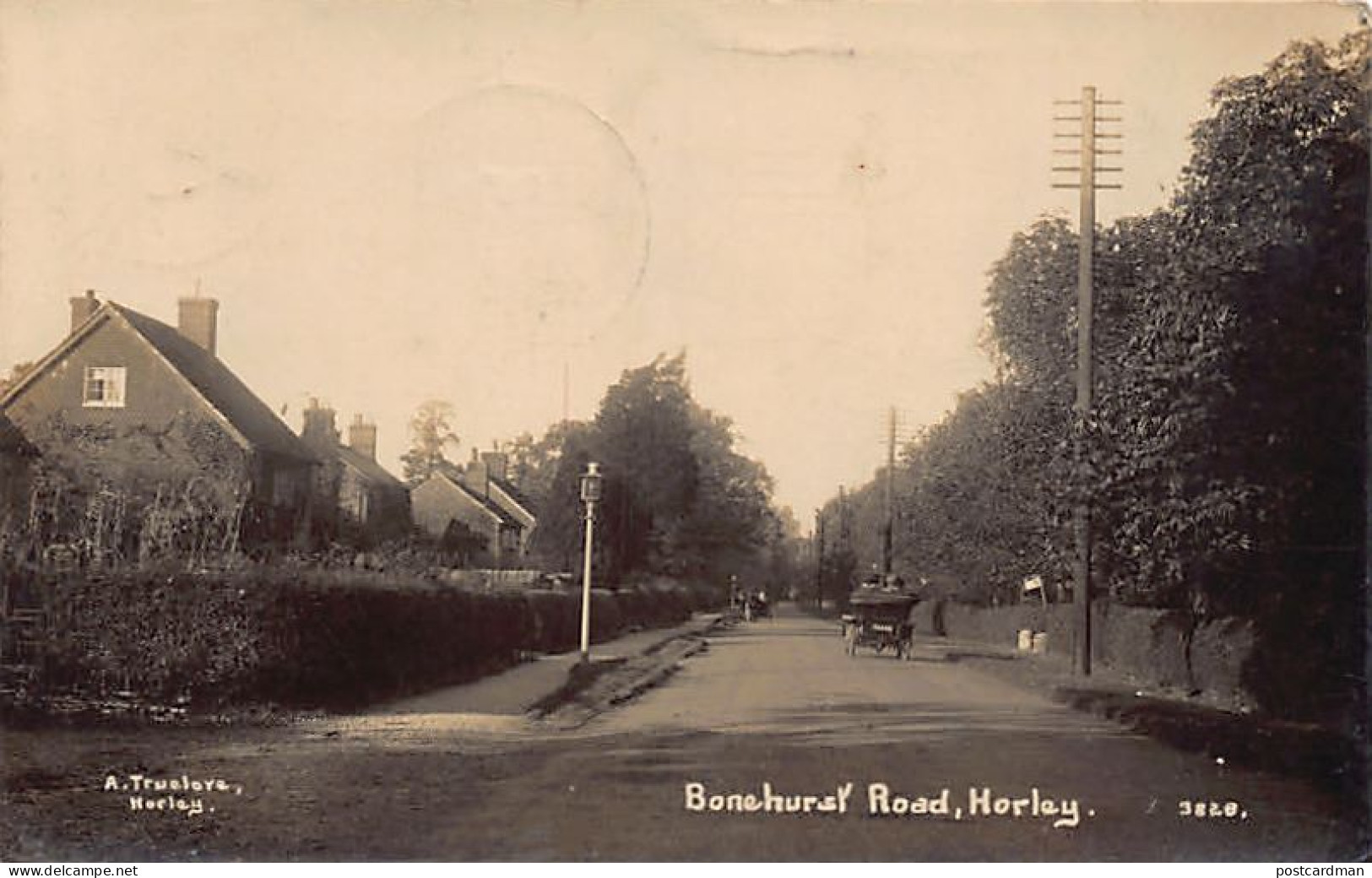 England - HORLEY - Bonehurst Road - REAL PHOTO - Surrey