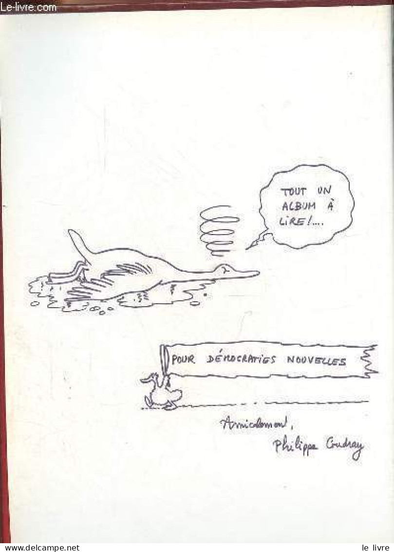 Theocrote Le Prix Du Travail - Dédicace Avec Un Dessin De Philippe Coudray. - Coudray Jean-Luc & Coudray Philippe - 1993 - Gesigneerde Boeken