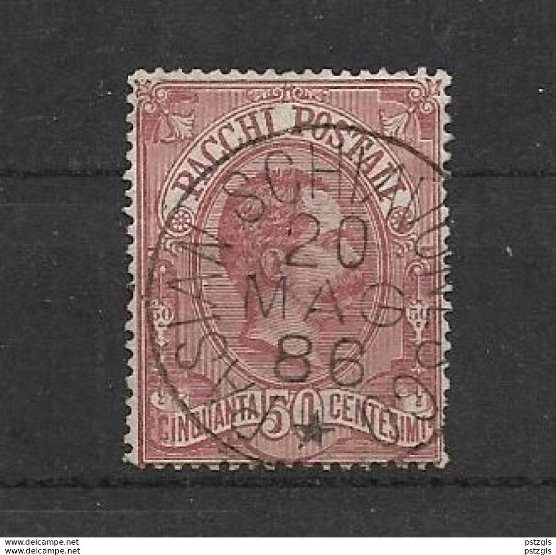 Italia 1884/86 - 3° - Postal Parcels