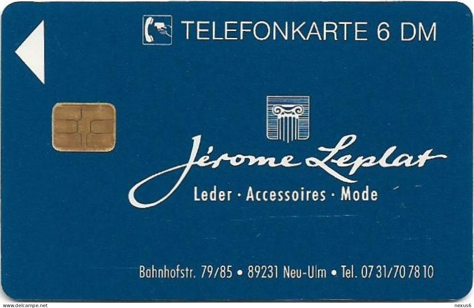 Germany - Jérome Leplat 3 - O 0008 - 01.1994, 6DM, 3.000ex, Used - O-Series : Customers Sets