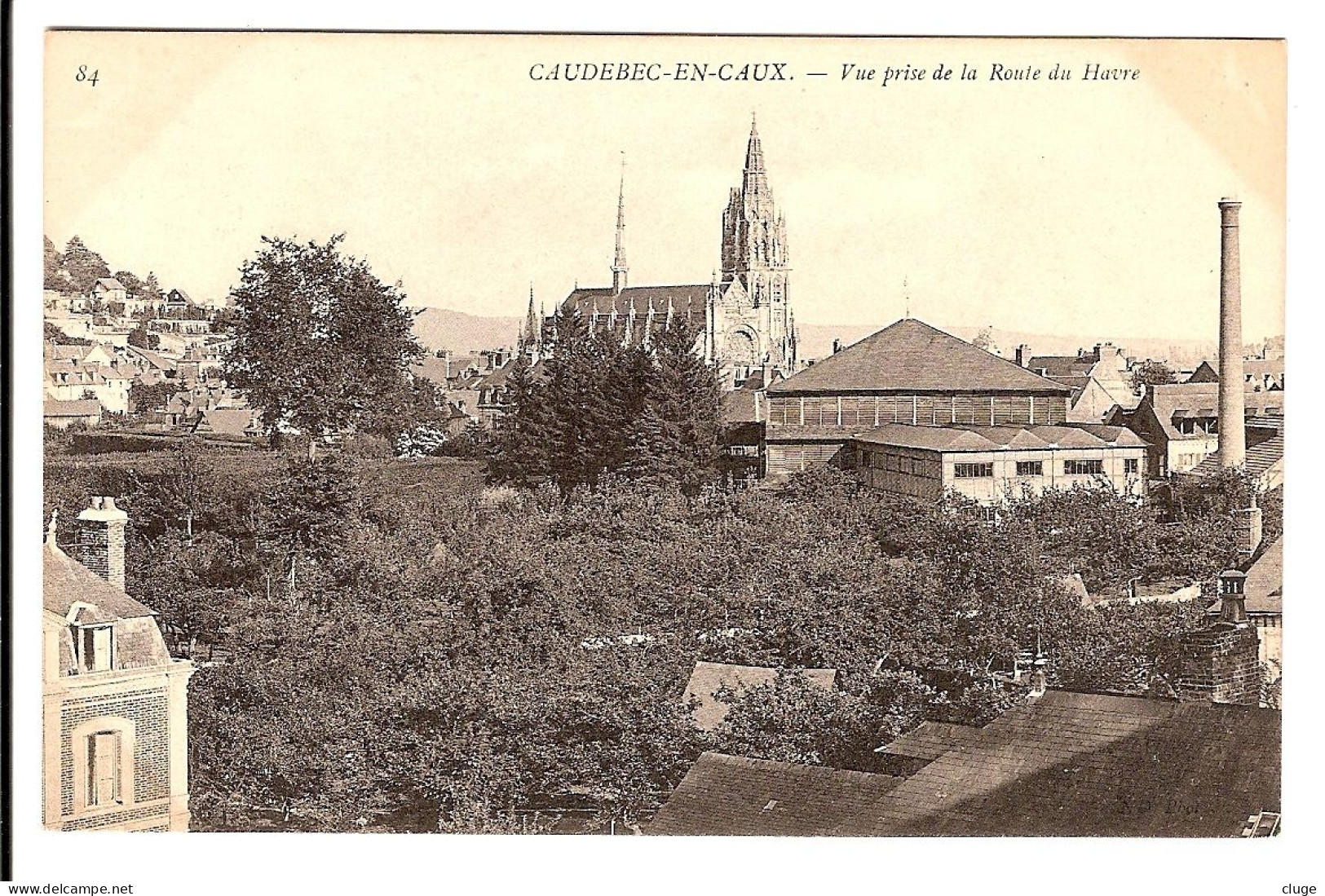 76 - CAUDEBEC EN CAUX - Vue Prise De La Route Du Havre - Caudebec-en-Caux