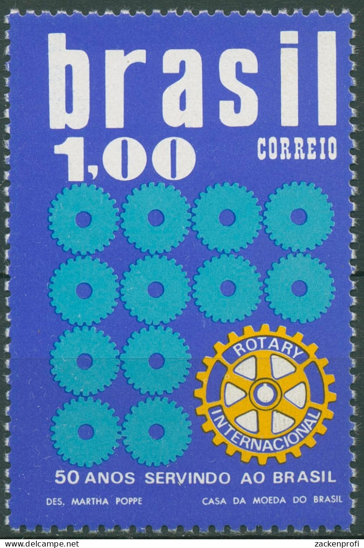 Brasilien 1973 Rotary Club Zahnräder 1360 Postfrisch - Ungebraucht