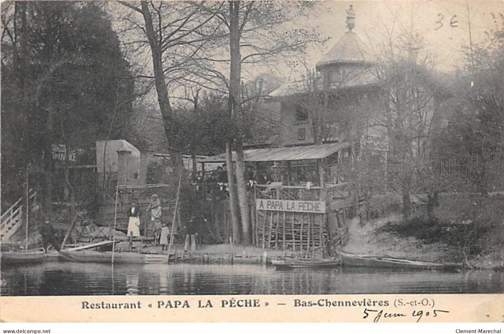 BAS CHENNEVIERES - Restaurant " PAPA LA PECHE " - Très Bon état - Chennevieres Sur Marne