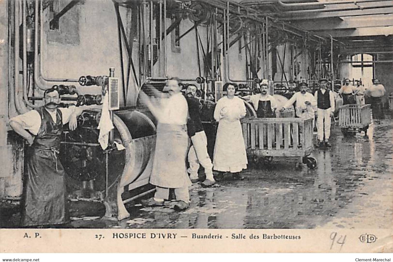 Hospice D'IVRY - Buanderie - Salle Des Barbotteuses - état - Ivry Sur Seine