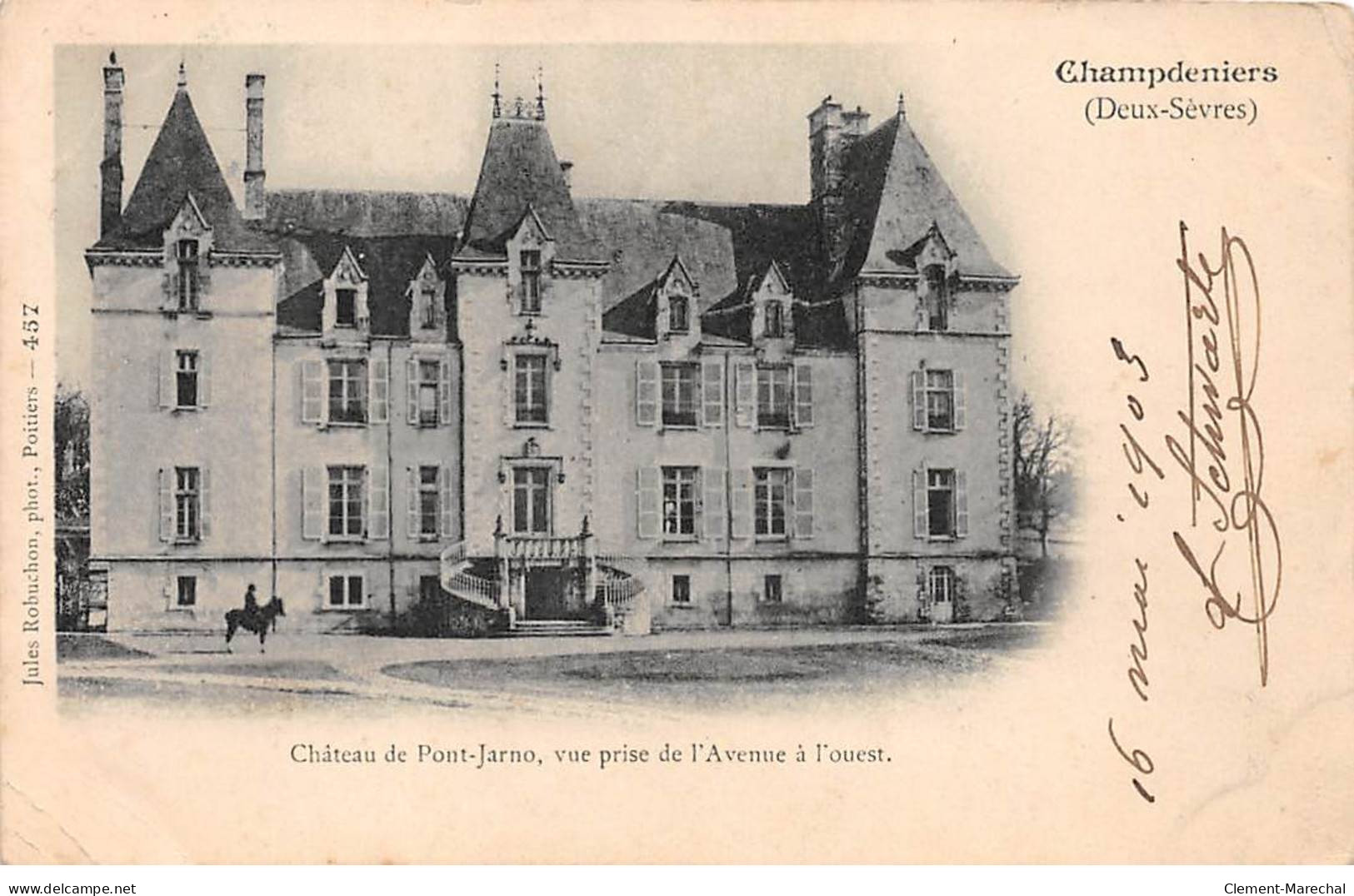 CHAMPDENIERS - Château De Pont Jarno - état - Champdeniers Saint Denis