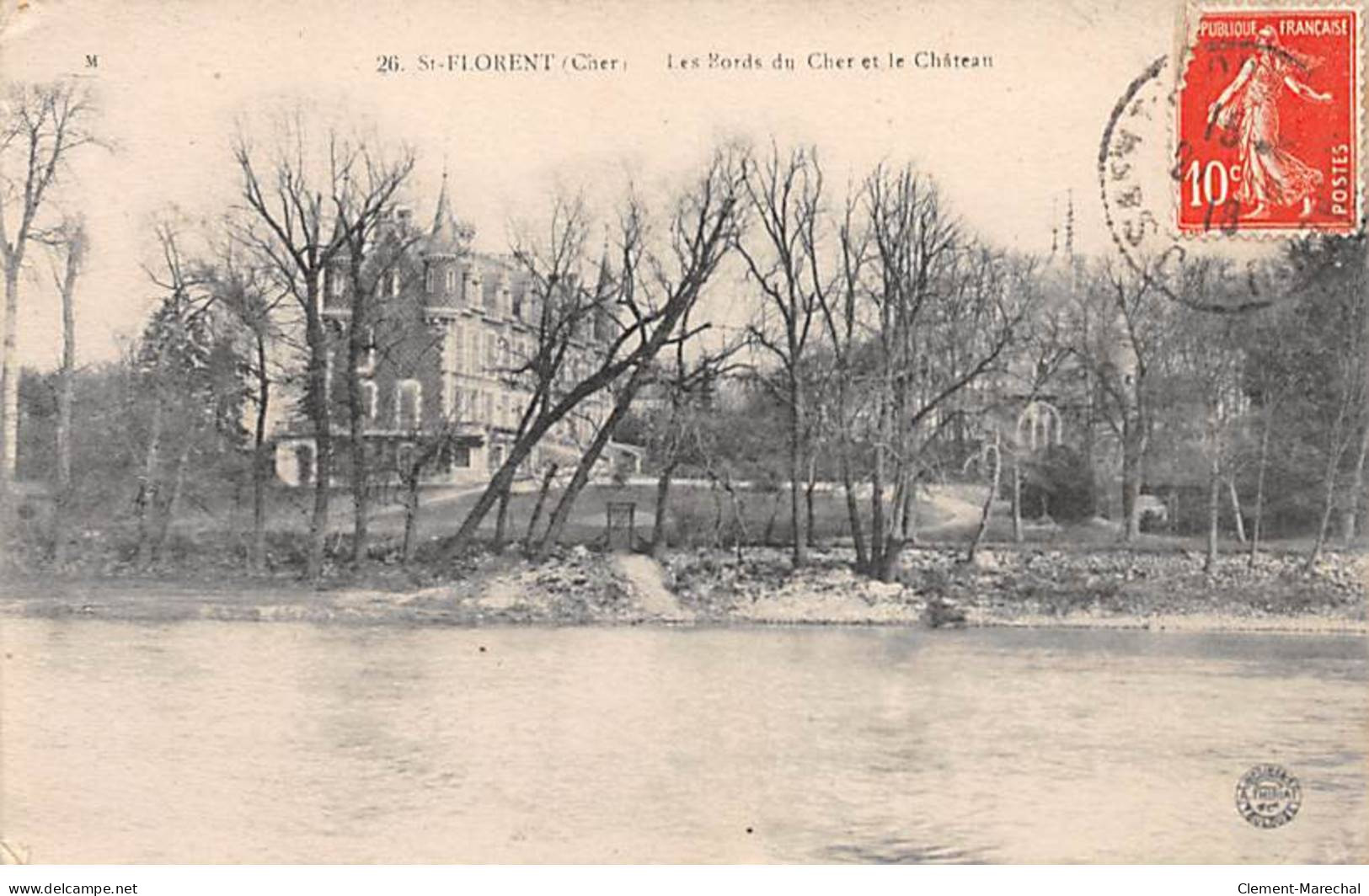 SAINT FLORENT - Les Bords Du Cher Et Le Château - Très Bon état - Saint-Florent-sur-Cher