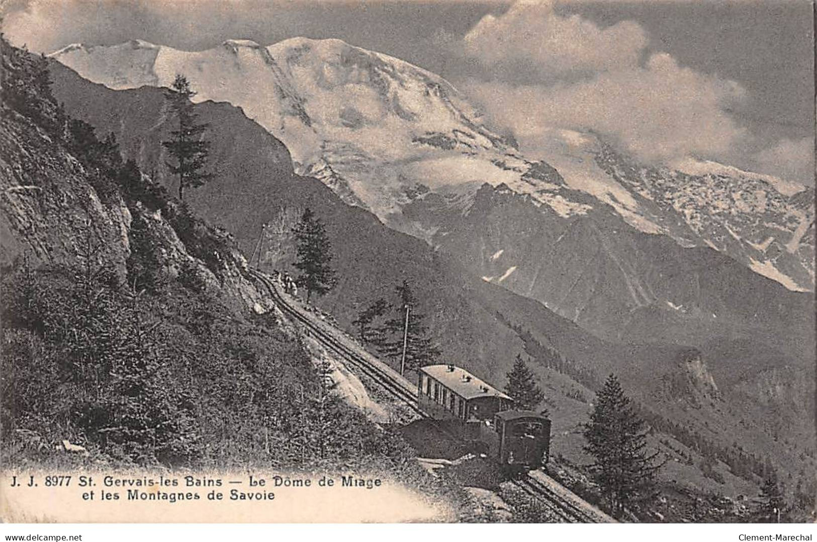 SAINT GERVAIS LES BAINS - Le Dôme De Miage Et Les Montagnes De Savoie - état - Saint-Gervais-les-Bains