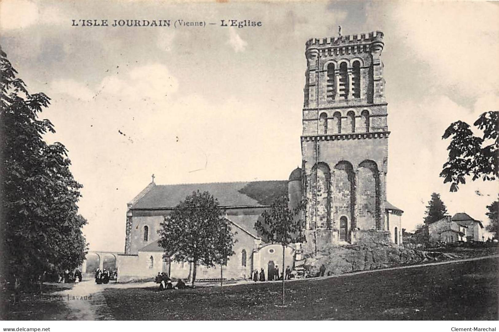 L'ISLE JOURDAIN - L'Eglise - Très Bon état - L'Isle Jourdain