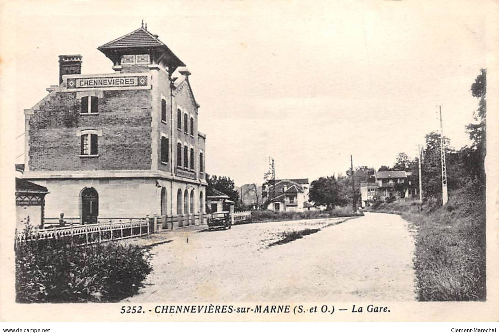 CHENNEVIERES SUR MARNE - La Gare - Très Bon état - Chennevieres Sur Marne