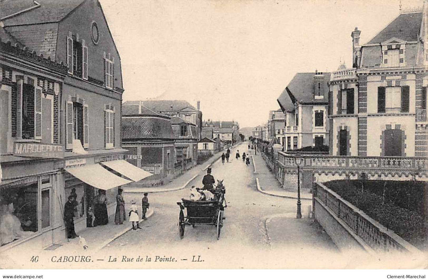 CABOURG - La Rue De La Pointe - Très Bon état - Cabourg