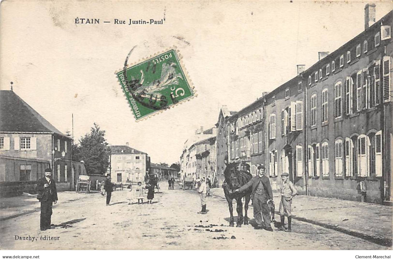 ETAIN - Rue Justin Paul - Très Bon état - Etain