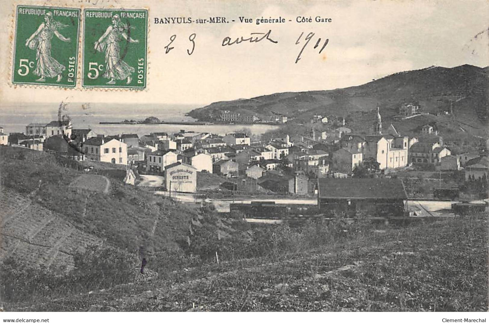 BANYULS SUR MER - Vue Générale - Côté Gare - Très Bon état - Banyuls Sur Mer