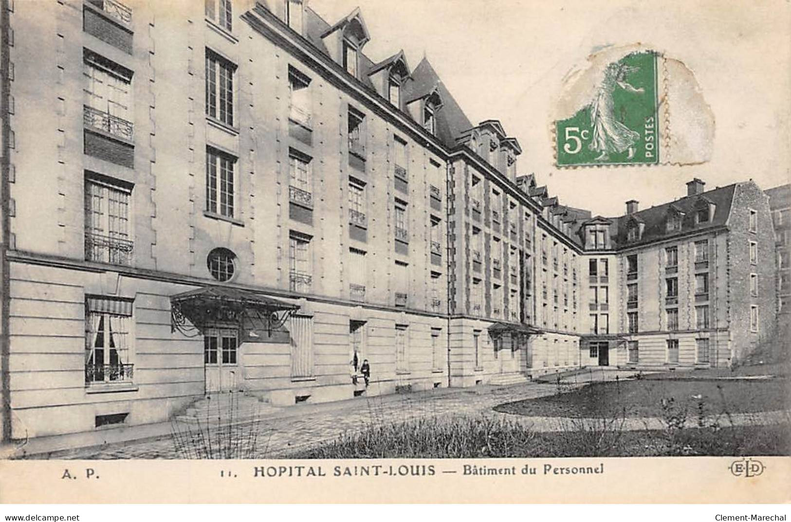 PARIS - Hopital Saint Louis - Bâtiment Du Personnel - Très Bon état - Santé, Hôpitaux