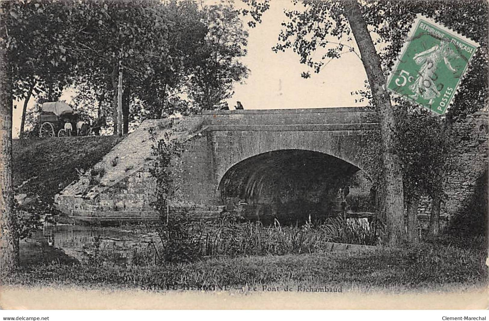 SAINTE HERMINE - LE Pont De Richambaud - état - Sainte Hermine