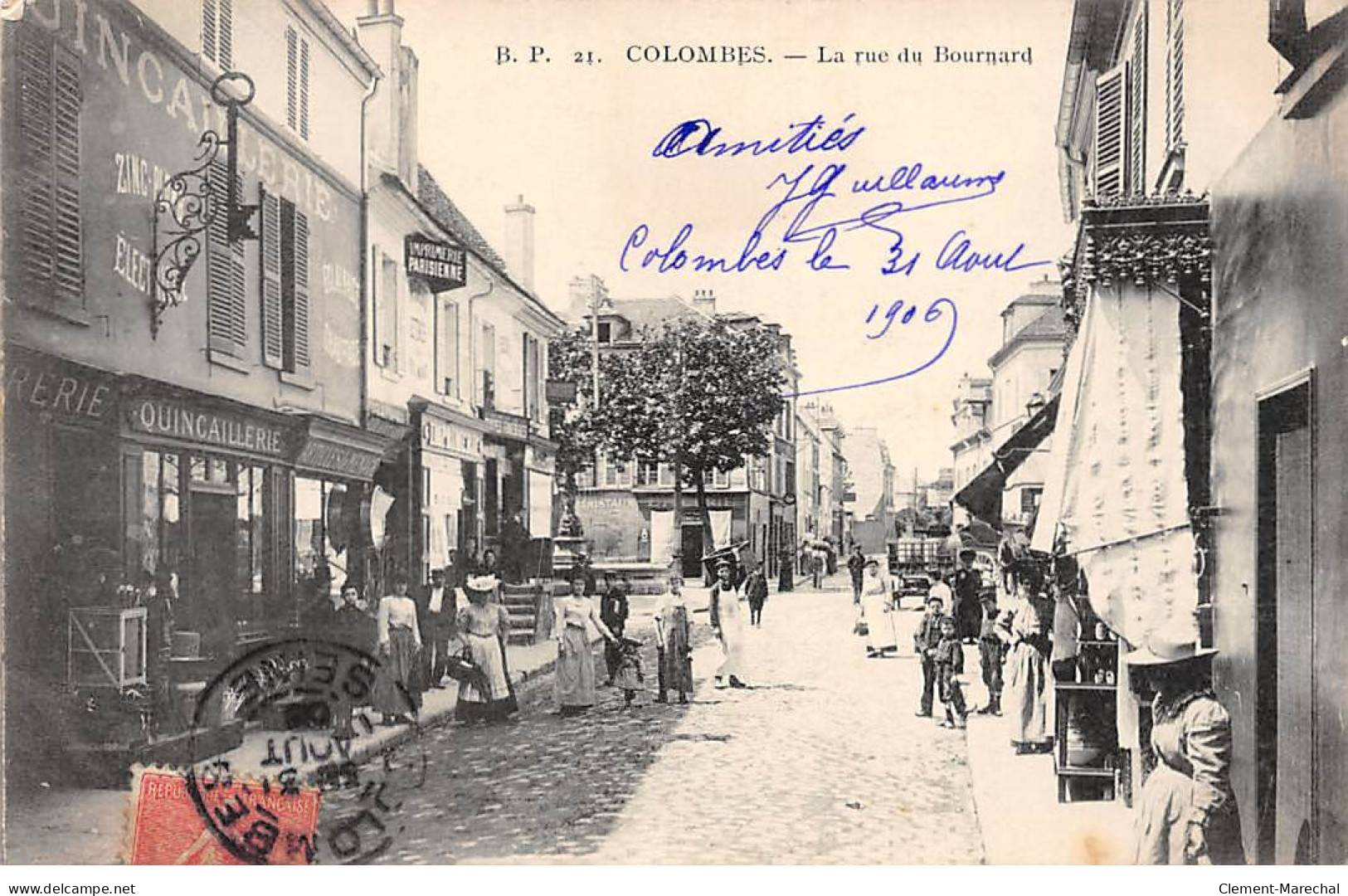 COLOMBES - La Rue Du Bournard - Très Bon état - Colombes