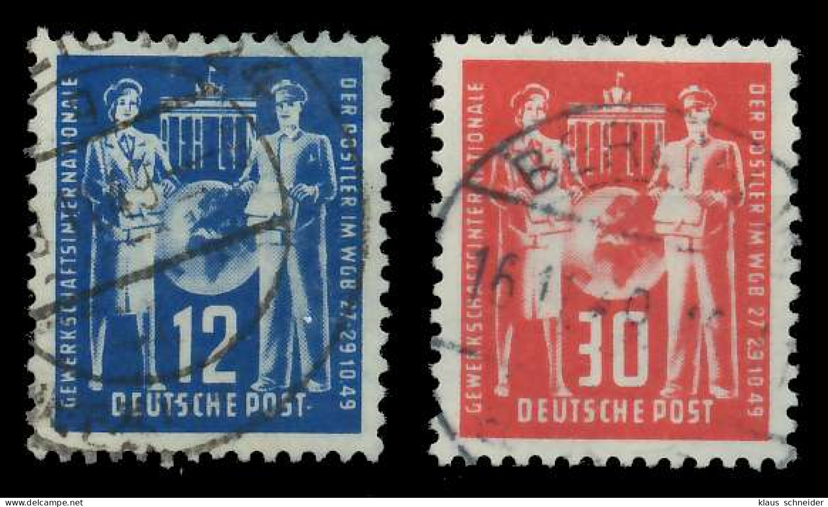 DDR 1949 Nr 243-244 Gestempelt X2558C6 - Gebraucht