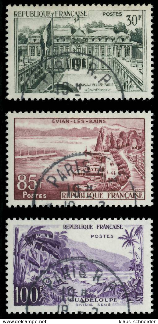 FRANKREICH 1959 Nr 1232-1234 Gestempelt X3EF0EE - Used Stamps