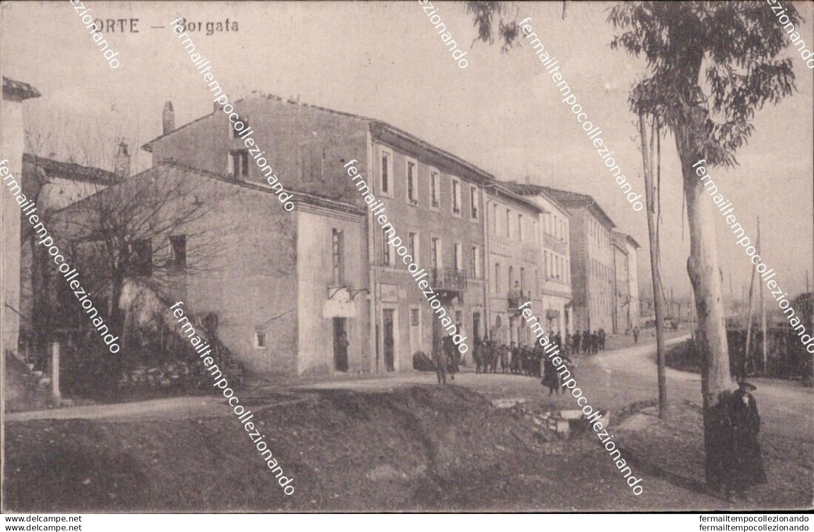 Af749 Cartolina Orte Borgata Provincia Di Viterbo Lazio 1922 - Viterbo