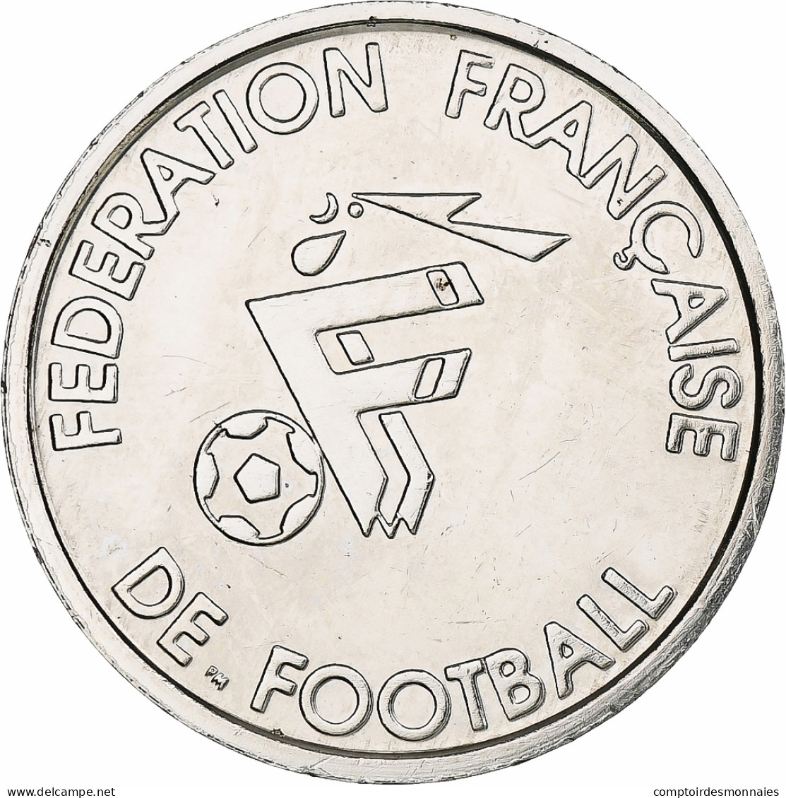 France, Jeton, Equipe De France De Football, Jacquet, Entraineur, 1998, Nickel - Andere & Zonder Classificatie