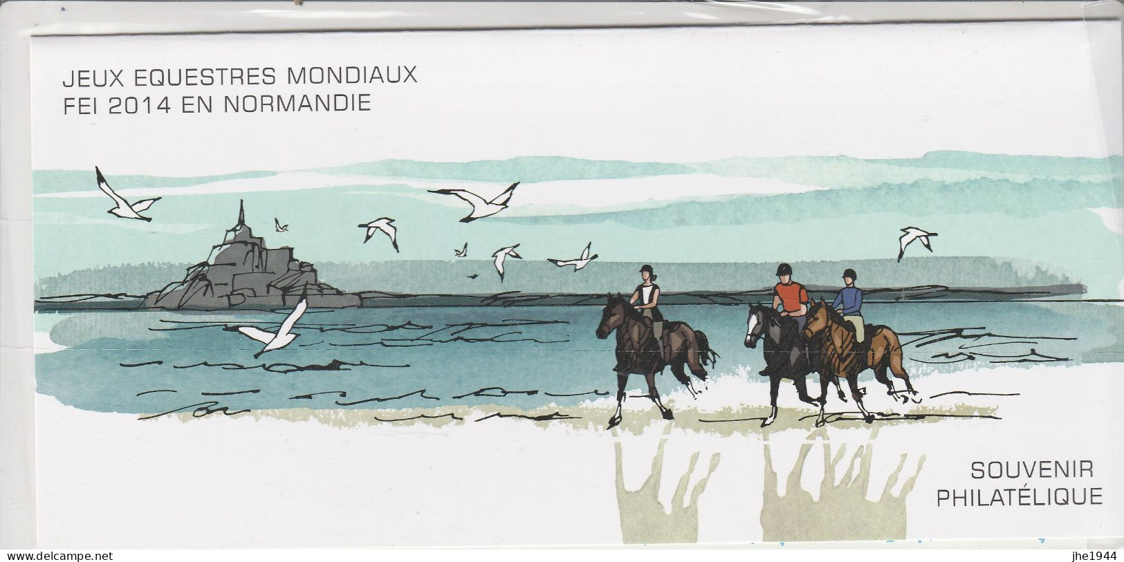 France Bloc Souvenir N° 97 ** Jeux Equestres Mondiaux 2014 - Blocs Souvenir