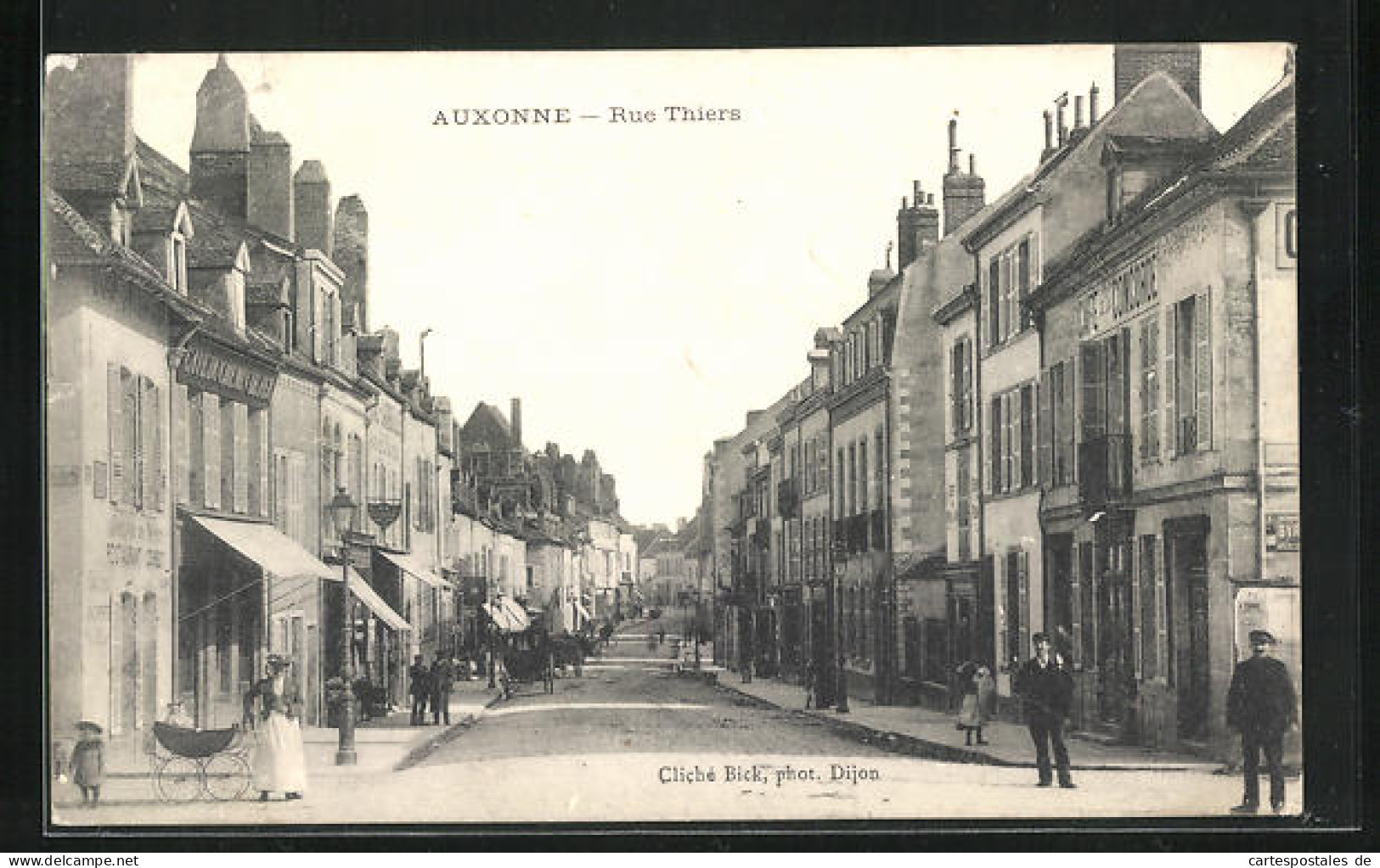 CPA Auxonne, Rue Thiers  - Auxonne