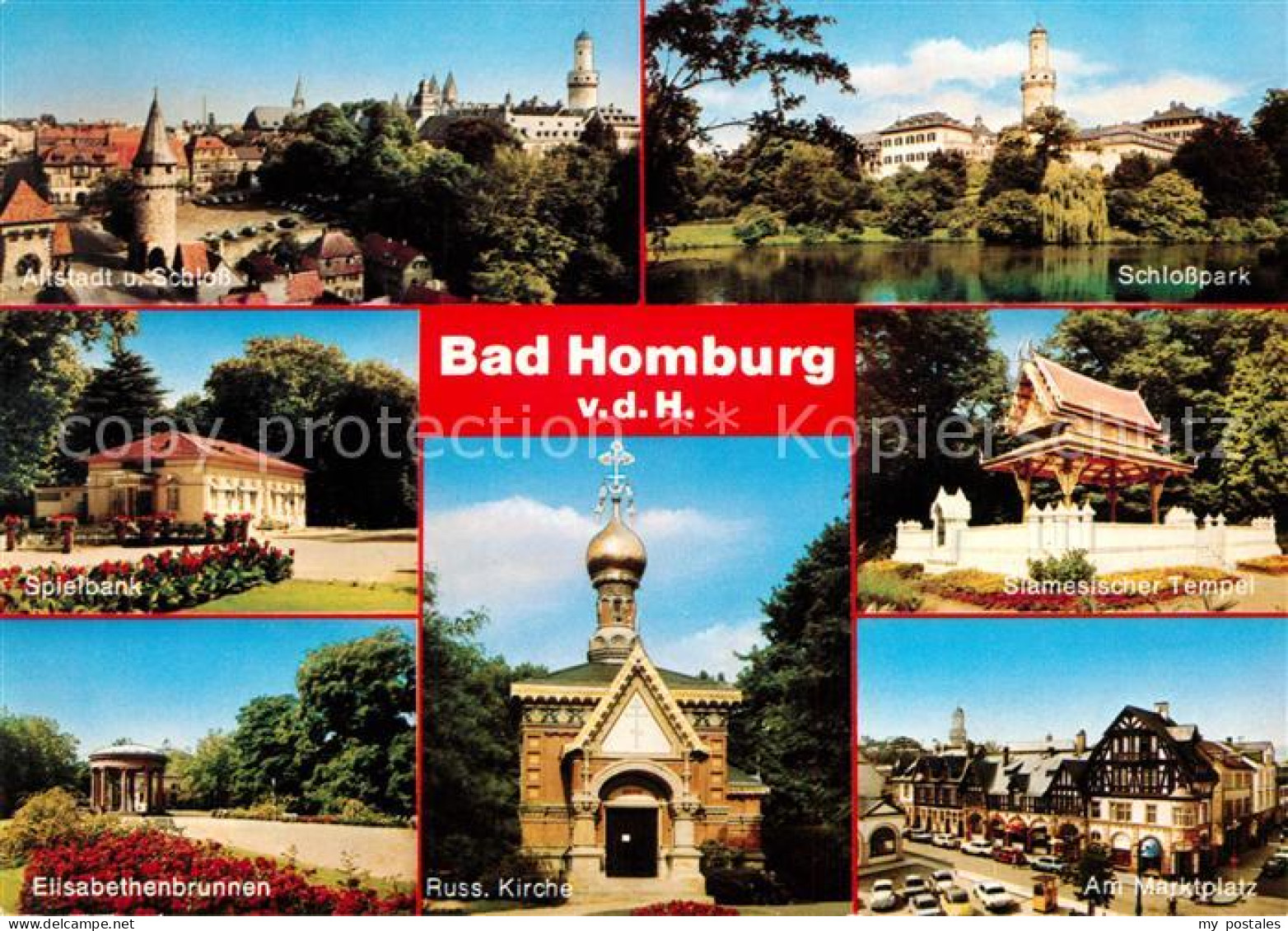 73157839 Bad Homburg Altstadt Schloss Schlosspark Spielbank Elisabethenbrunnen R - Bad Homburg