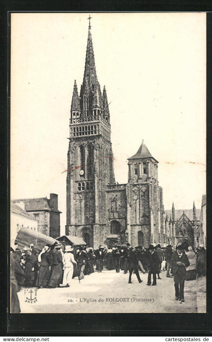 CPA Folgoet, L`Eglise  - Le Folgoët