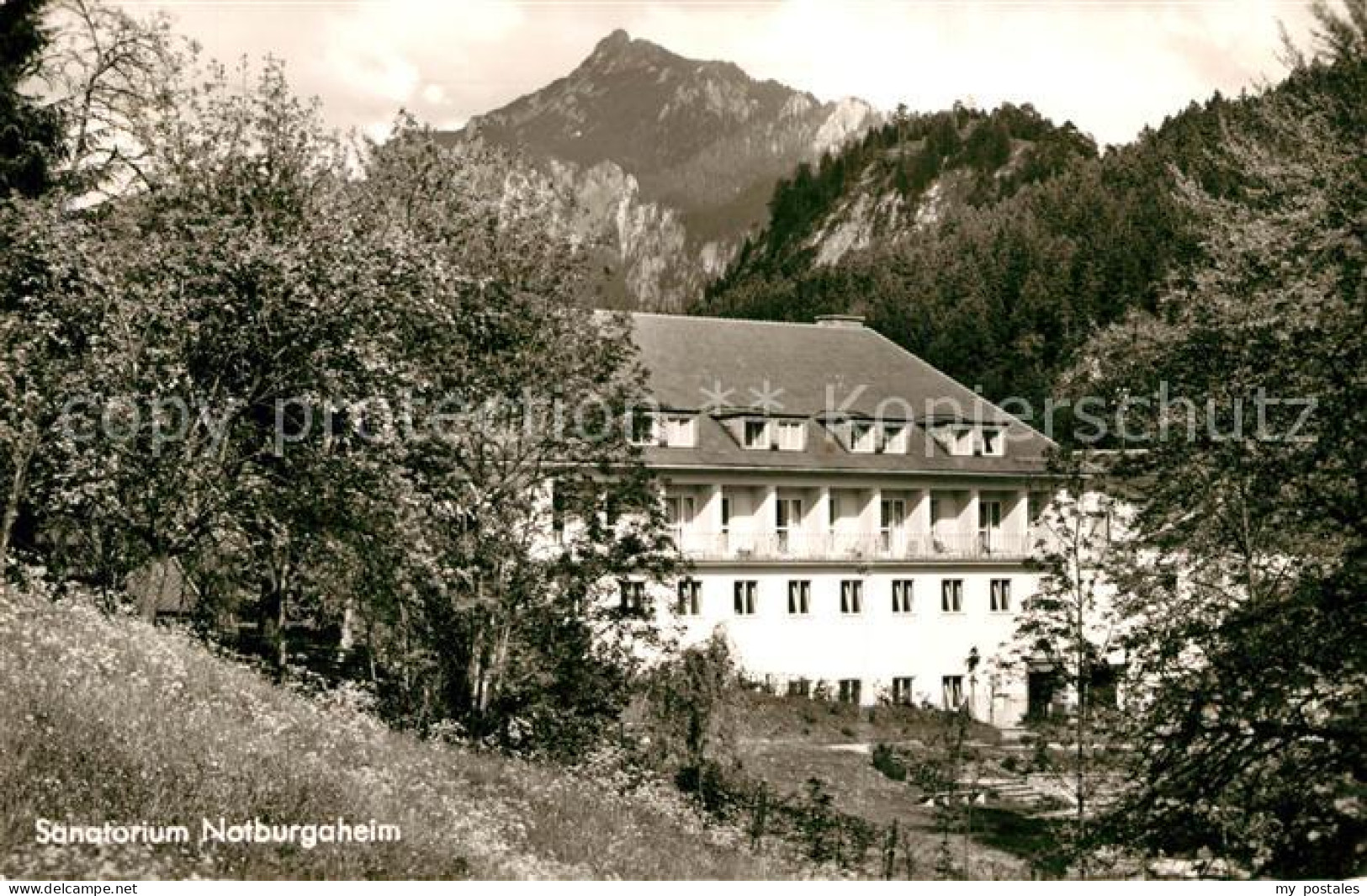 73143040 Fuessen Allgaeu Sanatorium Notburgaheim Mit Branderschrofen Fuessen All - Füssen