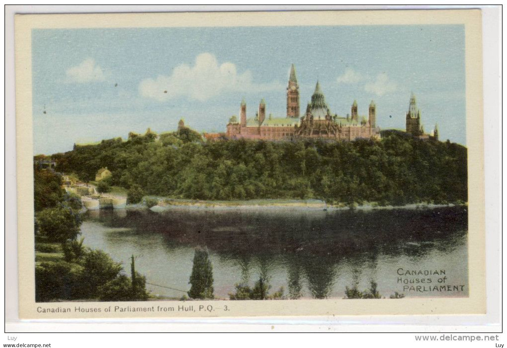 HULL, Quebec - Canadian Houses Of Parliament From Hull - Sonstige & Ohne Zuordnung