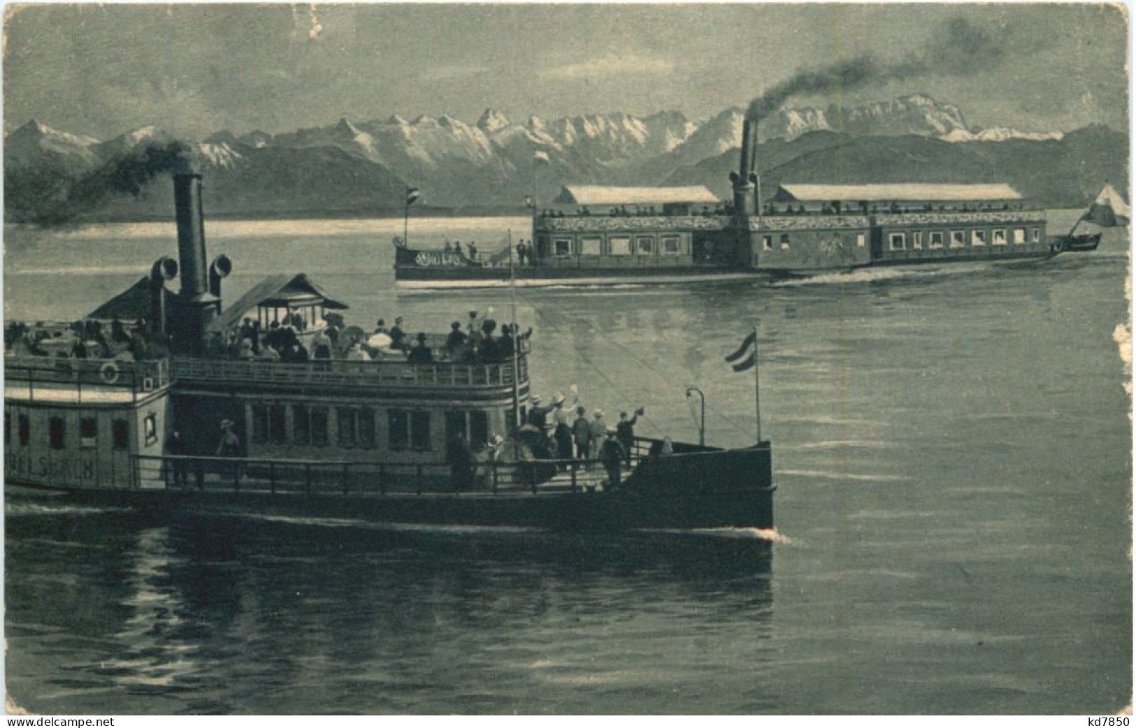 Starnberger See, Dampferbegegnung - Starnberg