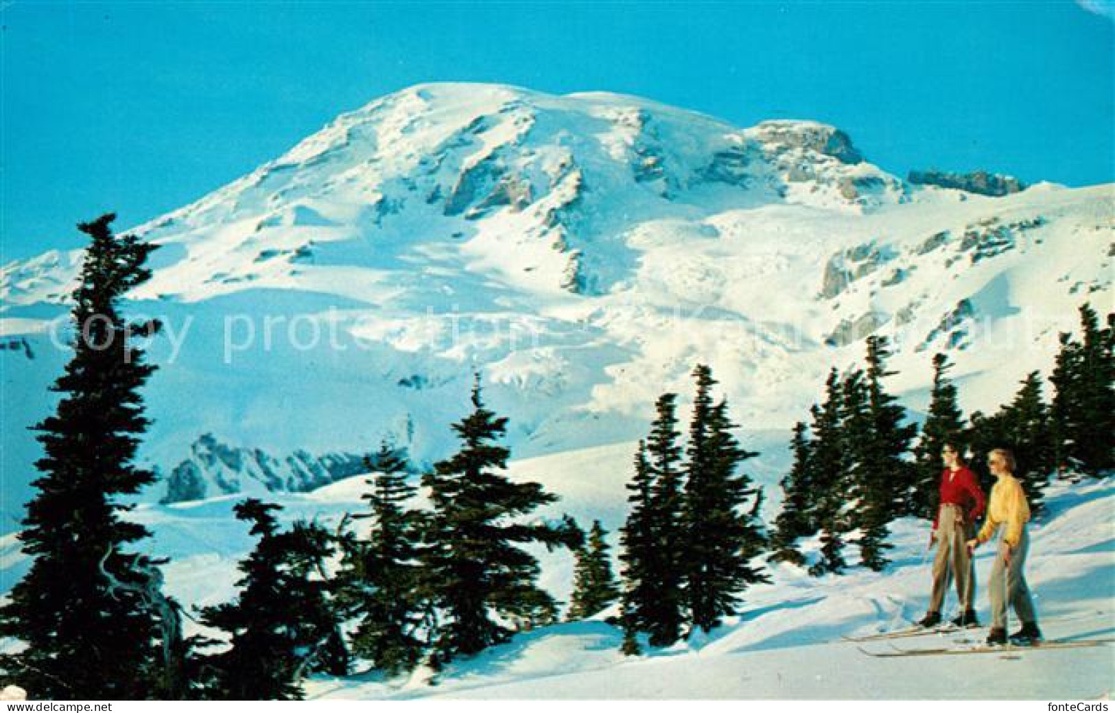 73061568 Everett_Washington Mount Rainier In Winter - Andere & Zonder Classificatie