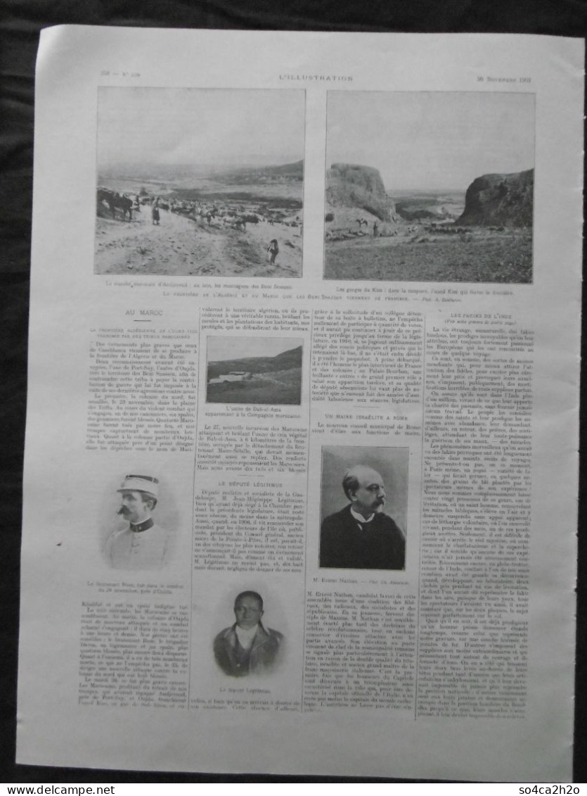 L'ILLUSTRATION N°3379 30/11/1907 La Conquête De L'air; Un Exploit Du Dirigeable Patrie; La Crise Portugaise - Otros & Sin Clasificación