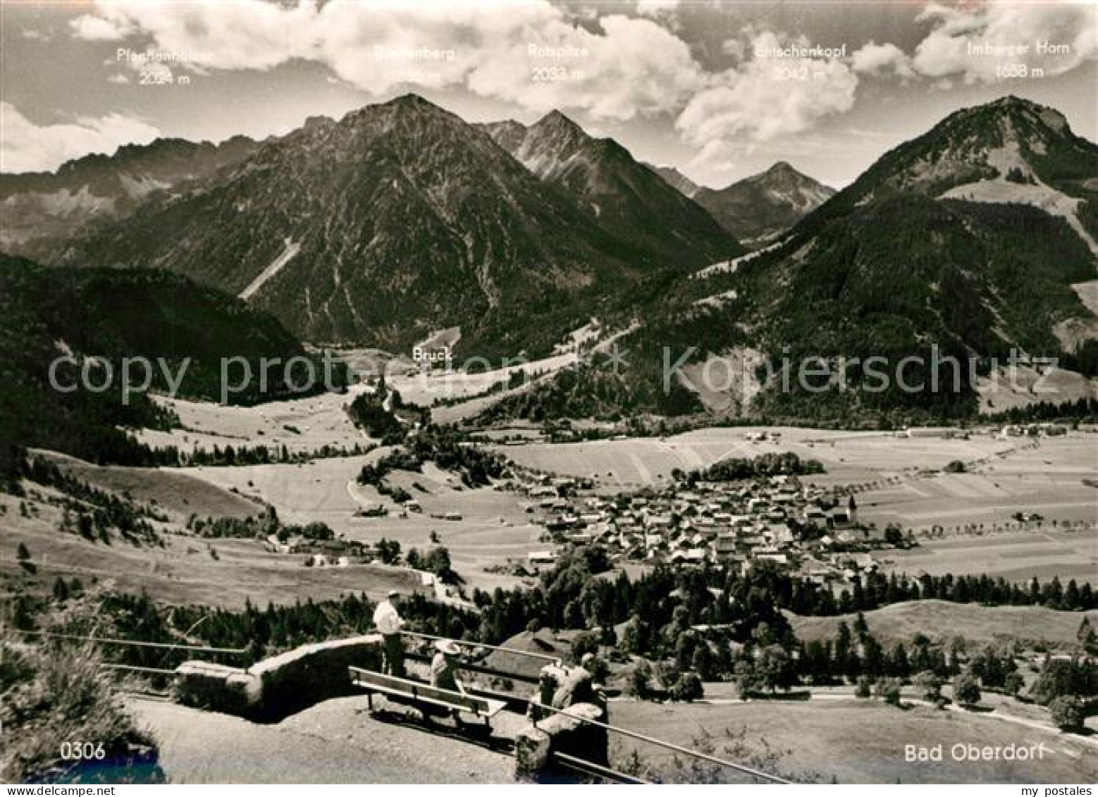 73142154 Bad Oberdorf Panorama Blick Von Der Kanzel Allgaeuer Alpen Bad Oberdorf - Hindelang