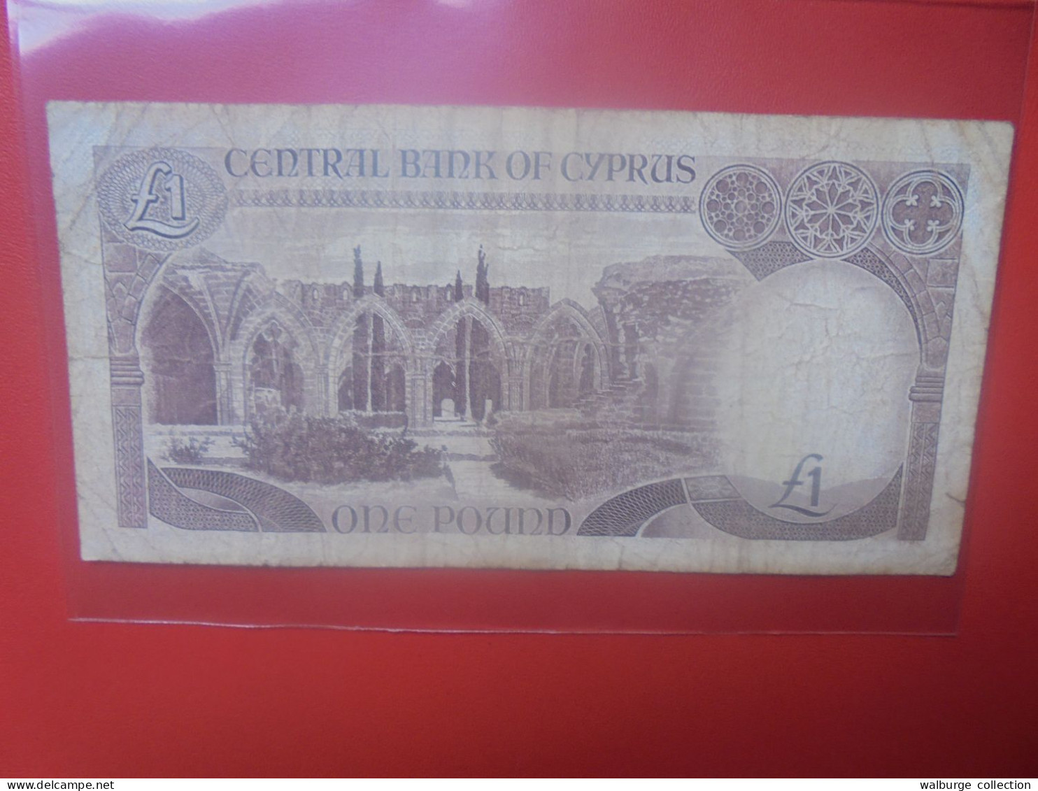 CHYPRE 1 POUND 1-4-87 Circuler (B.33) - Cyprus