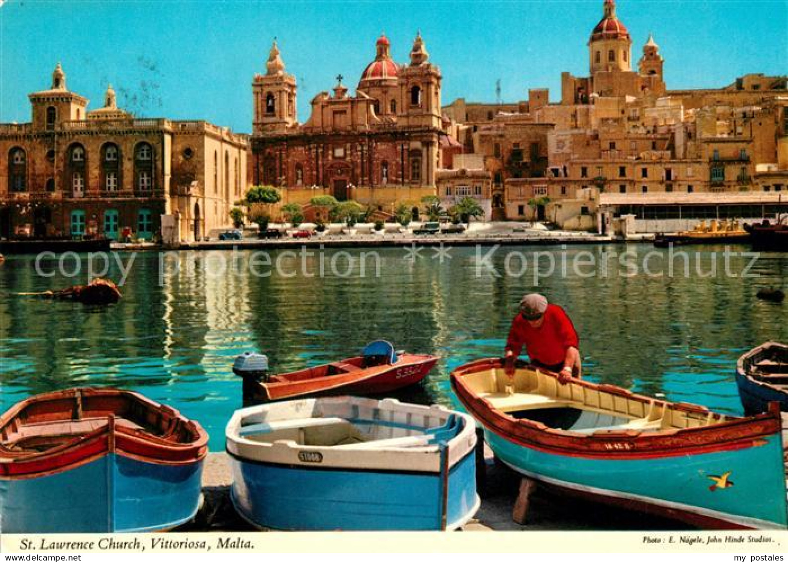 73120159 Vittoriosa Hafen Panorama Fischer Vittoriosa - Malta