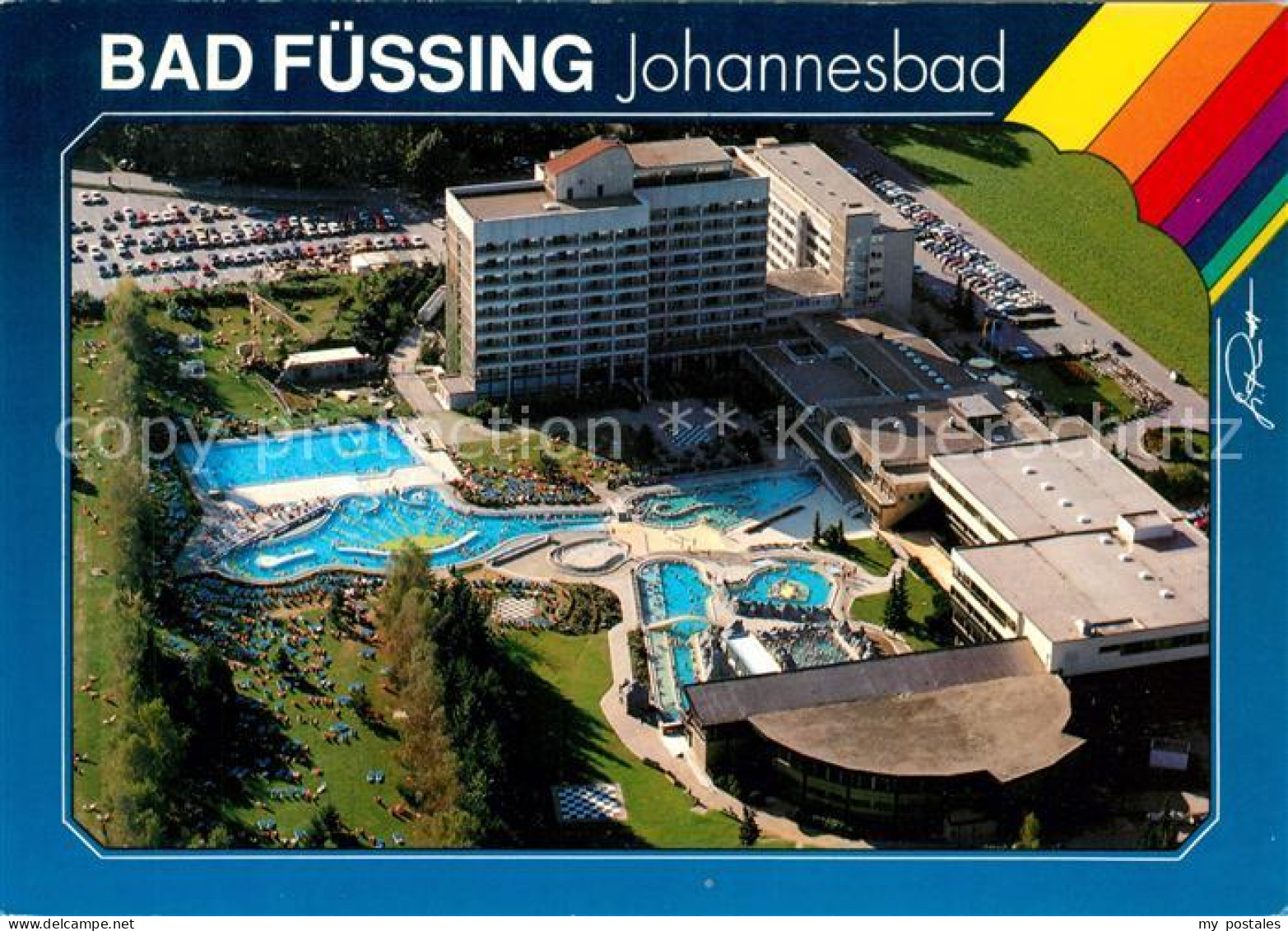 73109200 Bad Fuessing Fliegeraufnahme Johannesbad Aigen - Bad Füssing