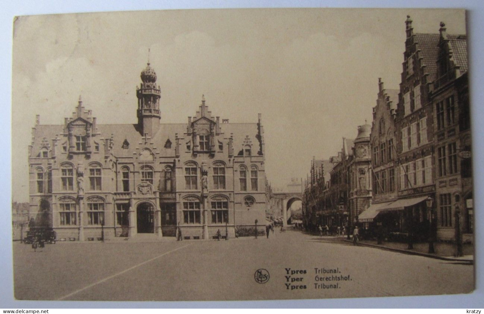 BELGIQUE - FLANDRE OCCIDENTALE - IEPER (YPRES) - Le Tribunal - 1935 - Ieper