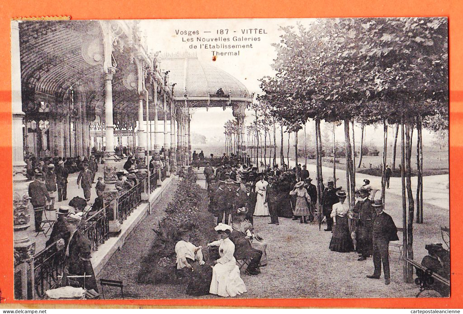 05782 / VITTEL 88-Vosges Terrasses Nouvelles Galeries Etablissement Thermal 1906 à MAIRE Pont-à-Mousson MTIL 187 - Contrexeville