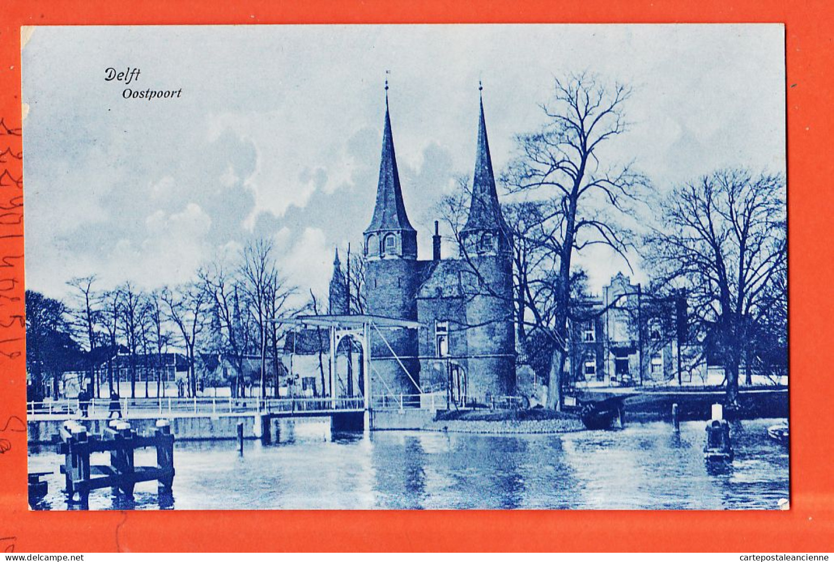 05864 / DELFT Zuid-Holland Oostpoort Pont-Levis 1910s N° 09 10310 Nederland Pays-Bas - Delft