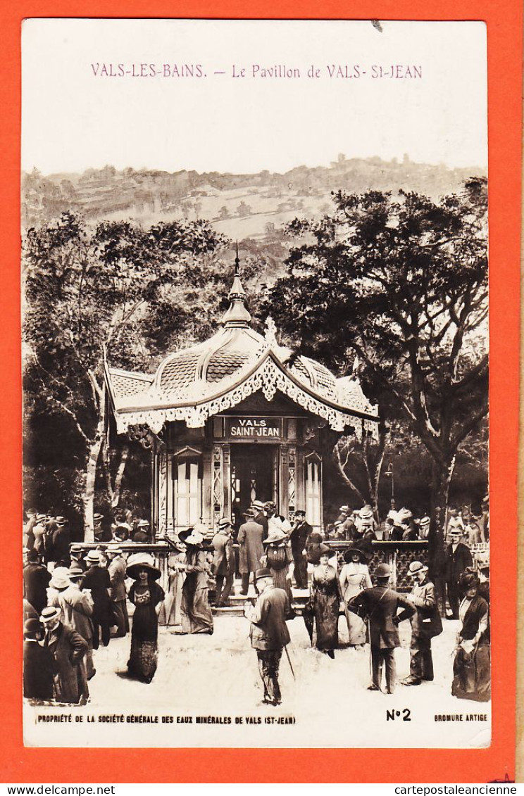 05592 ● VALS-LES-BAINS 07-Ardèche Pavillon De SAINT-JEAN 1912 De BOUZANQUET à GUILLIARMET St Bromure ARTIGE 2 - Vals Les Bains