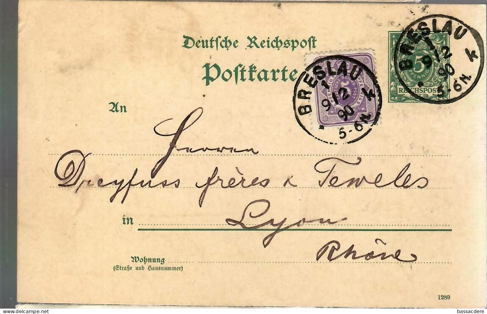 80236 -  De BRESLAU Pour La France - Postkarten