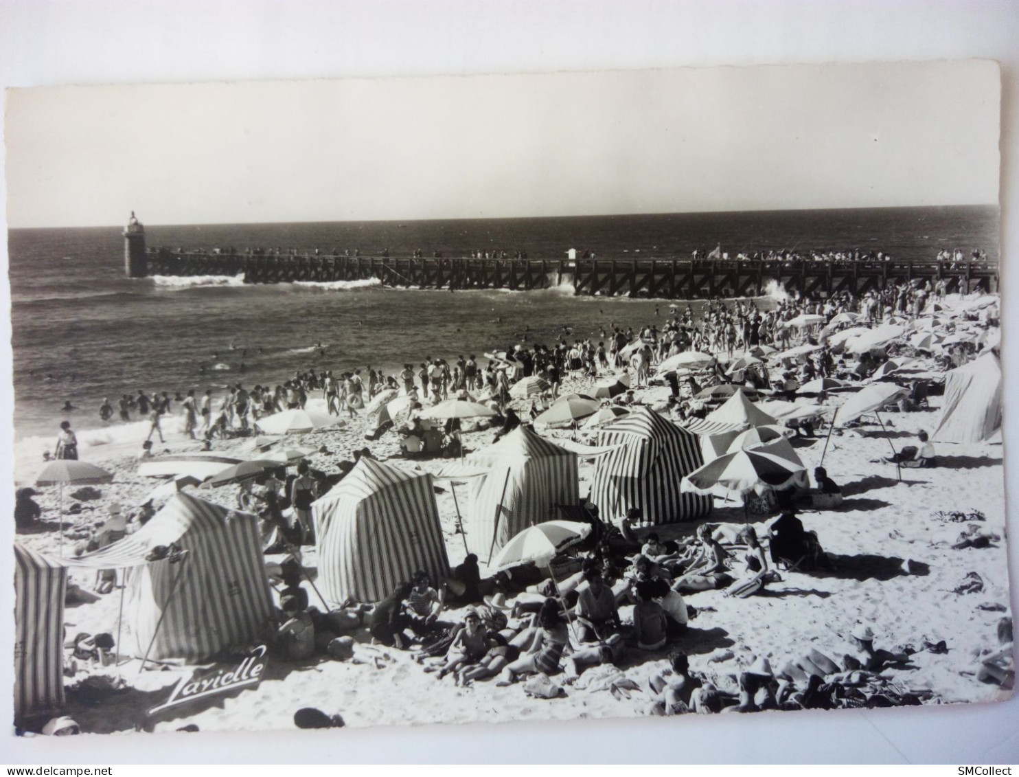 Capbreton, La Plage Et La Jetée Du Phare (13821) - Capbreton