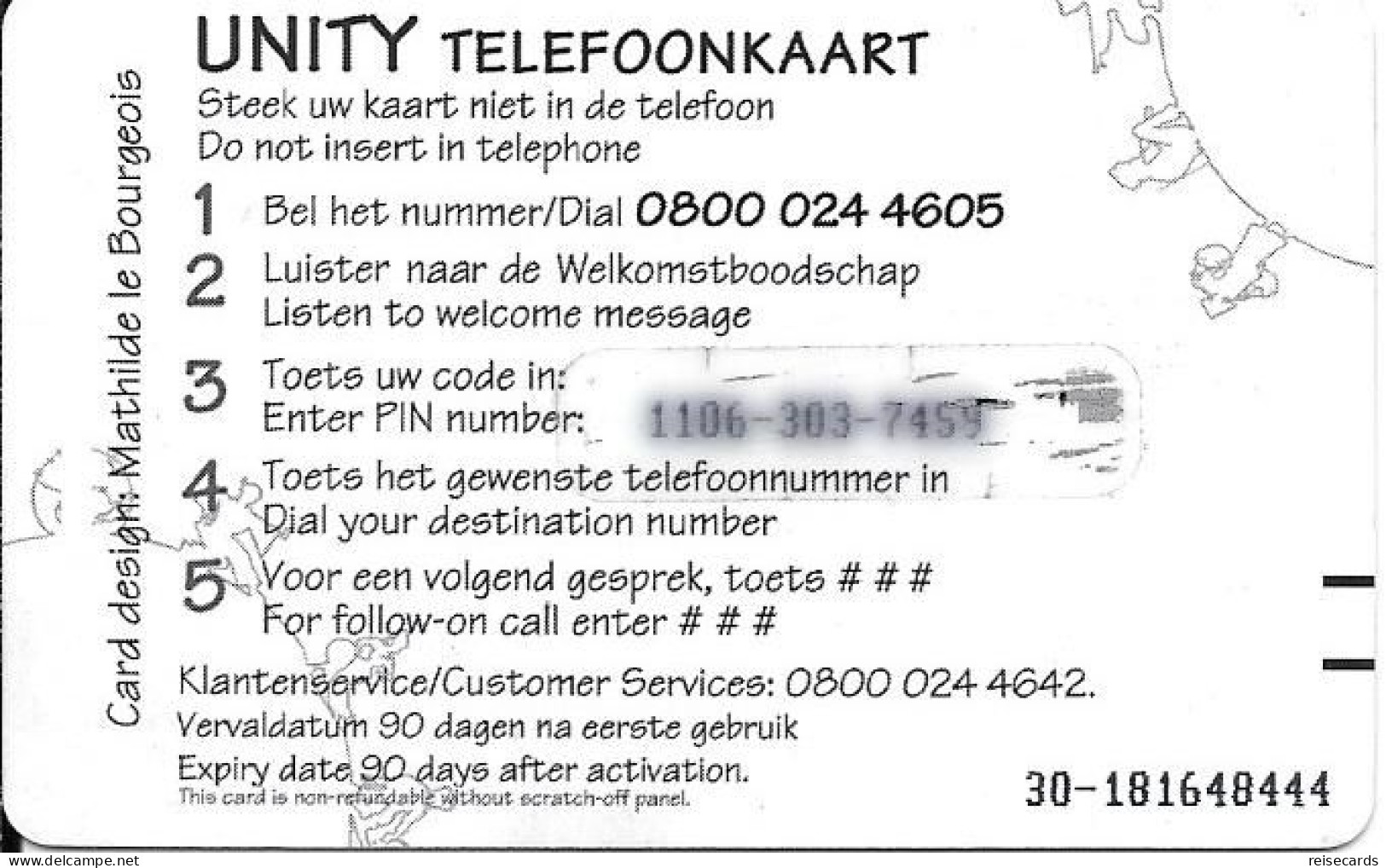 Netherlands: Prepaid IDT - Unity - [3] Sim Cards, Prepaid & Refills