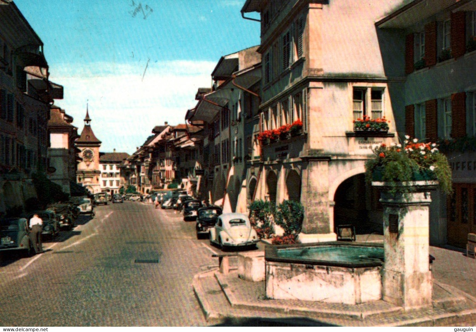 CPM - MORAT - La Grand'Rue (voitures )... LOT 2 CP à Saisir - Murten