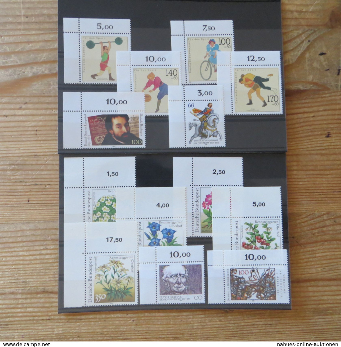 Bund 1488-1581 Jahrgang 1991 Bogenecke Eckrand Oben Links Selten Einheitlich - Covers & Documents